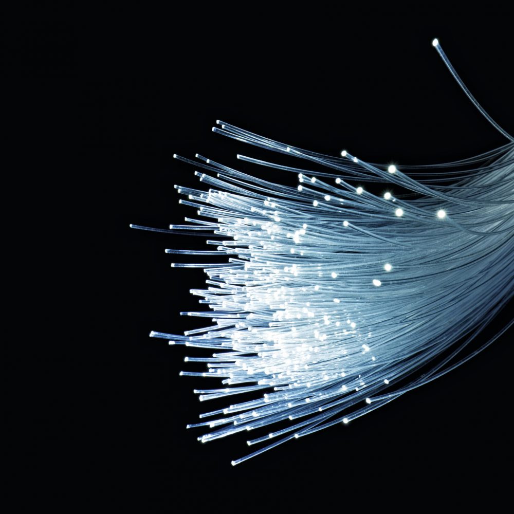 fiber optics background 3d image